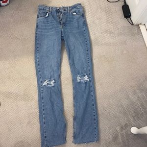 ZARA Full Length High Rise Jeans